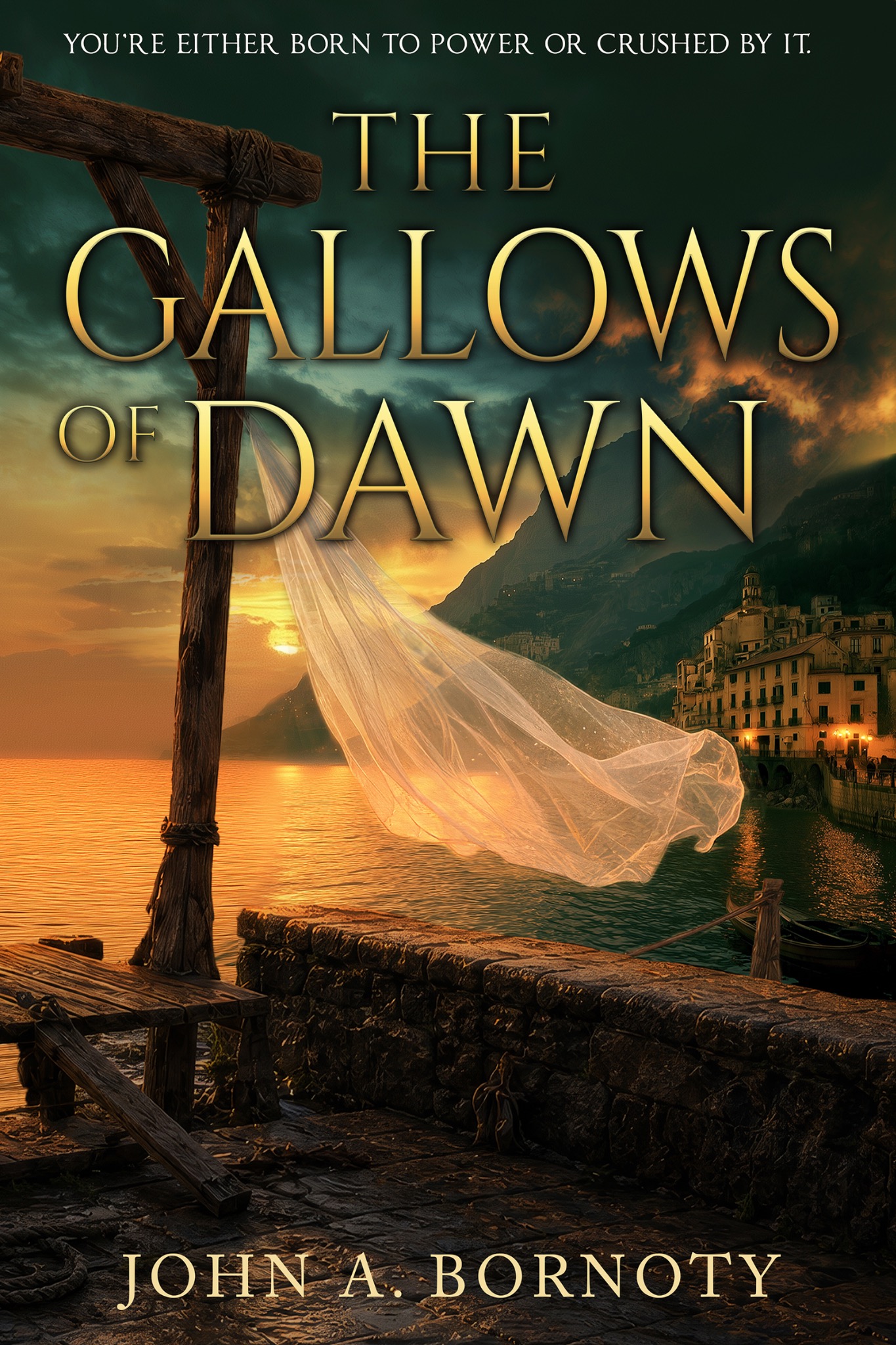 The Gallows of Dawn book cover by John A. Bornoty